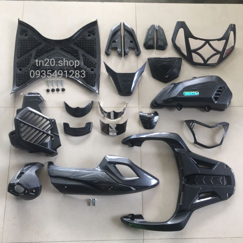 Bộ Dè Trước, Dè Sau SH Inox, Carbon,Crom Cacbon 2012-2019, 2012-2016,2017-2019