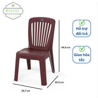 Ghế dựa nhỏ 7 sọc duy tân kích thước 36.7 x 45.5 x 64.8 cm