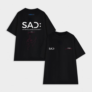 Áo thun nam nữ SAD, Áo thun unisex, Áo phông nam nữ, Áo phông rộng
