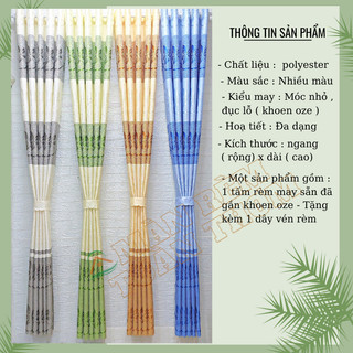 Rèm giá rẻ Size lớn Trang trí nhà cửa phòng ngủ cửa sổ cửa chính Ba màu sắc đẹp sang nhà