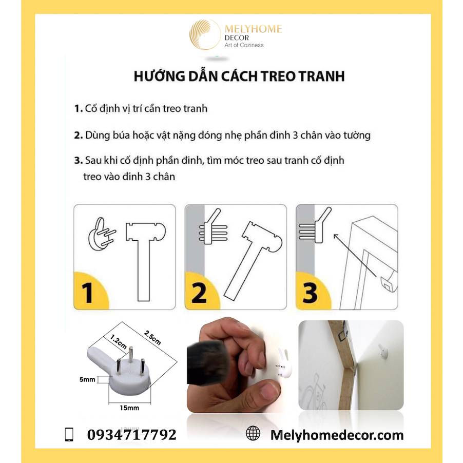 Bộ 3 Bức Tranh Treo Tường Canvas Bé Cún Chó Đáng Yêu Trang Trí Khách Sạn Spa Chó Mèo Phòng Ngủ - MELYHOME