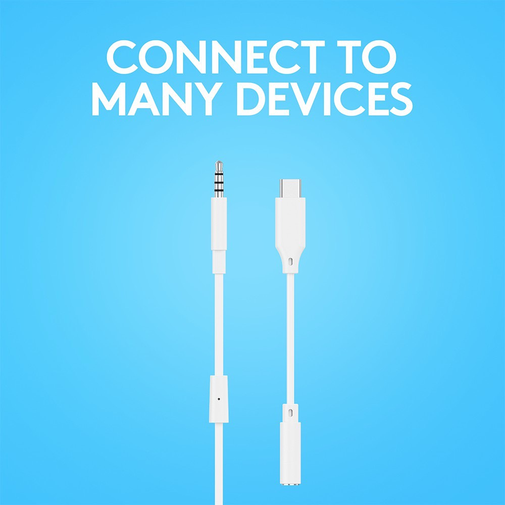 Tai nghe game Logitech G333 - Dual Drivers, Jack 3.5mm, Mic và điều khiển trên dây