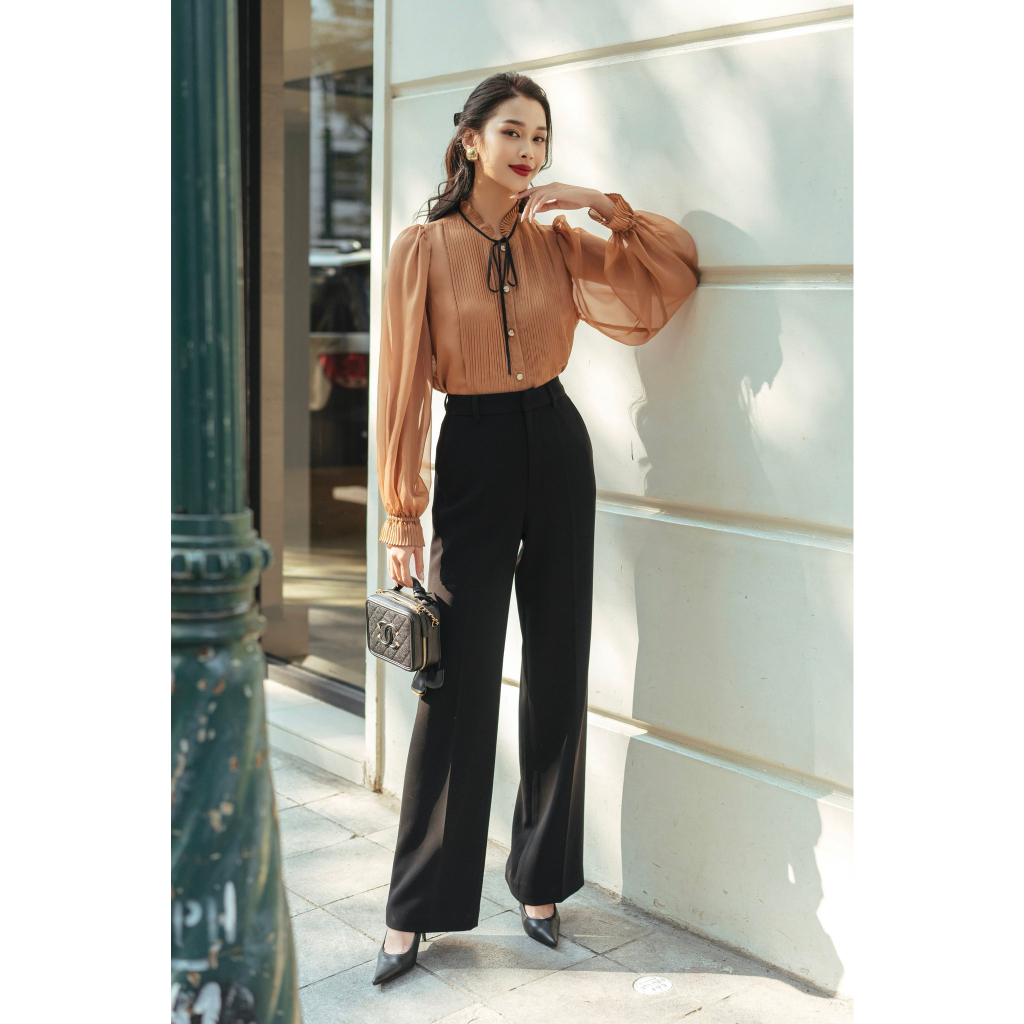 Quần suông ống đứng dài HUONG BOUTIQUE HBQ95