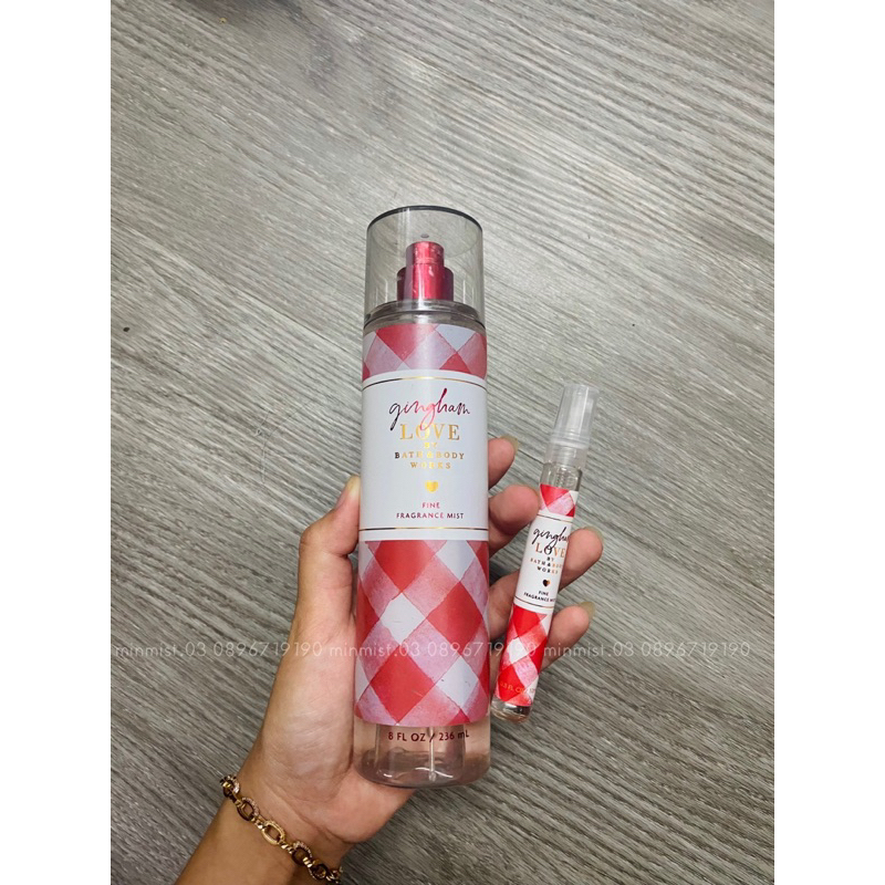 Sét xịt thơm mist body works 5  chai