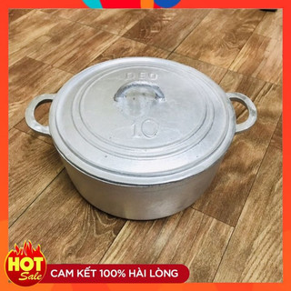 Xoong gang đúc thủ công làng nghề số 10 size 22cm sizustore68