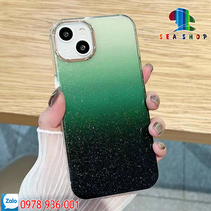 Ốp lưng iPhone 13 Pro Max sang chảnh, Kim tuyến lấp lánh-Viền dẻo-Lưng bằng nhựa cứng chịu lực, Phù hợp với iP màu tốii