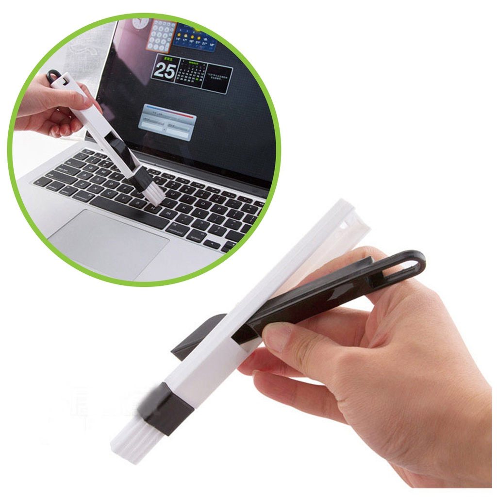 Chổi cọ quét bàn phím mini bỏ túi nhỏ gọn, dụng cụ vệ sinh bàn phím đa năng, cọ quét khe cửa, góc hẹp chuyện dụng