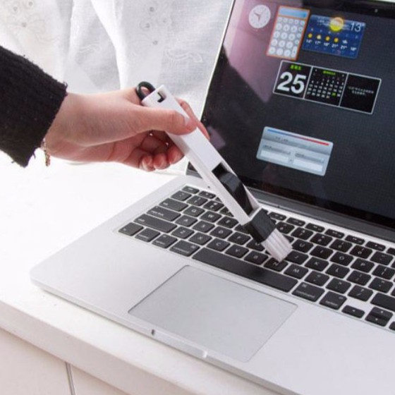 Chổi cọ quét bàn phím mini bỏ túi nhỏ gọn, dụng cụ vệ sinh bàn phím đa năng, cọ quét khe cửa, góc hẹp chuyện dụng