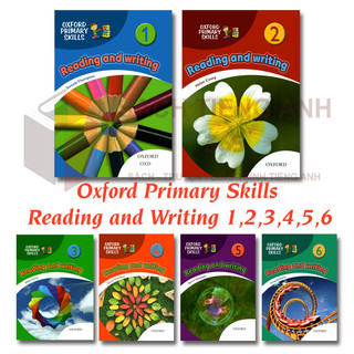 Oxford primary skills reading and writing - 1,2,3,4,5,6 - in màu khổ a4 - tặng audio mp3
