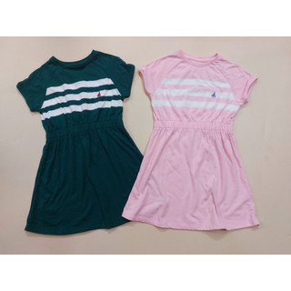 Váy cotton chun eo phối màu b e a n p o l e. ha4629