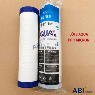 [GIÁ HỦY DIỆT] LÕI LỌC NƯỚC SỐ 3 PP 1 MICRON AQUA CAO CẤP