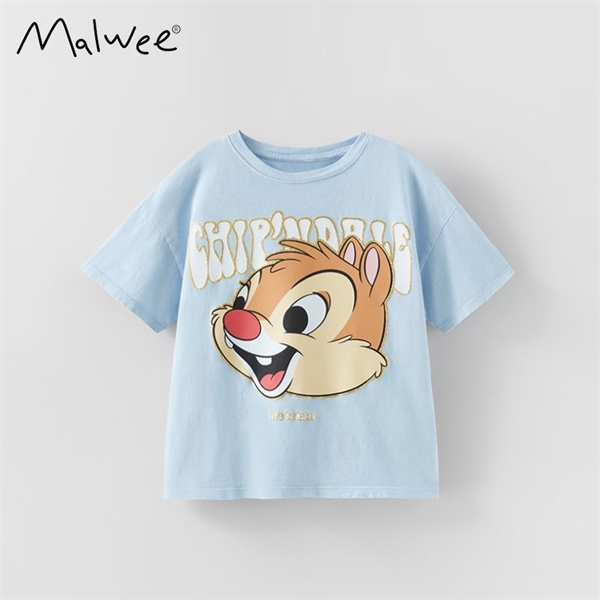 BST ÁO HÈ IN HÌNH BÉ GÁI - MALWEE OFFCIALSTORE