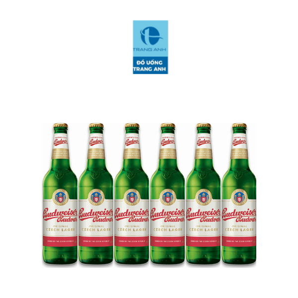 Bia Budweiser Budvar Original 5% - nhập khẩu Tiệp - lốc 6 chai 330ml