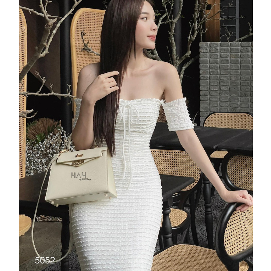Đầm váy nữ sang chảnh cúp ngực tay ngắn dáng dài ôm body thời trang thiết kế đi dự tiệc cưới dạ hội đi biển du lịch LEVA