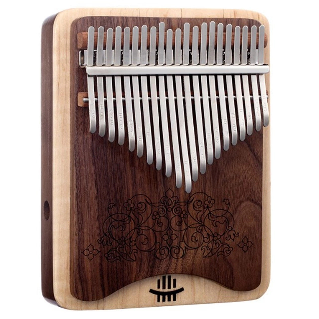Đàn kalimba HLURU 21 PHÍM hộp cộng hưởng cao cấp- Tặng túi tuner THUMP PIANO