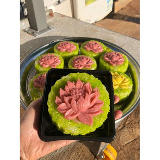 Khuôn silicon mặt hoa sen làm xôi hoa đậu, fondant, socola, nến, xà phòng, rau câu 3D 4D
