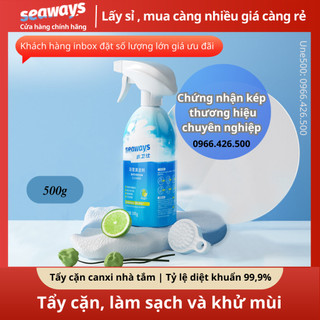 Tẩy cặn canxi seaways chai 500ml - tẩy cặn canxi nhà tắm