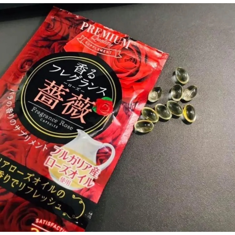 Viên Uống Thơm Cơ Thể Infinity Premium Hoa Hồng Bulgaria 60 viên nội địa Nhật Bản