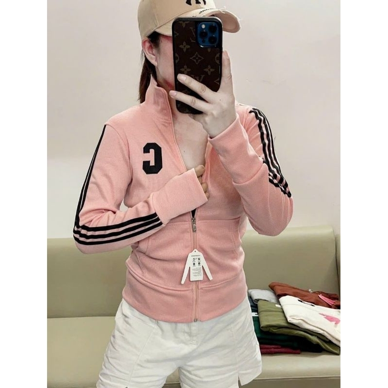 🔥SIZE 40- 68KG🔥(6 túi)ÁO KHOÁC THUN GÂN ÔM KHÔNG NÓN THÊU NỔI C. ÁO KHOÁC PHỐI VIỀN KHÔNG NÓN