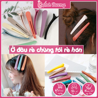 Kẹp mỏ vịt màu pastel hàn quốc 7.5cm siêu kute