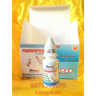 Phargentylo-f chai 10ml hen gà, khẹc vịt, tiêu chảy