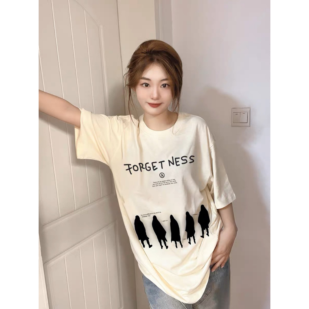 Áo thun ATHANOR chính hãng 100% cotton premium unisex form rộng mẫu FORGETNESS