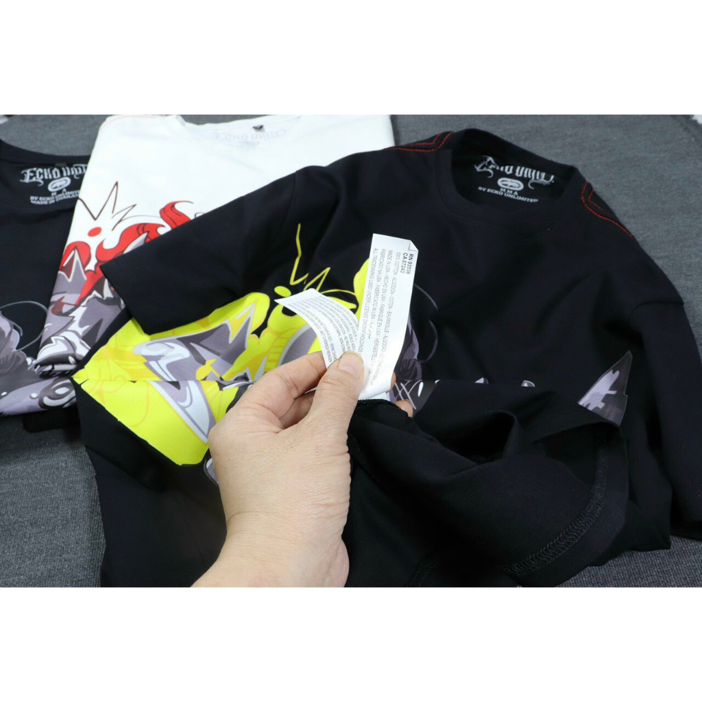 ÁO THUN NAM CỔ TRÒN ECKO UNLTD TÊ GIÁC - N.D FASHION