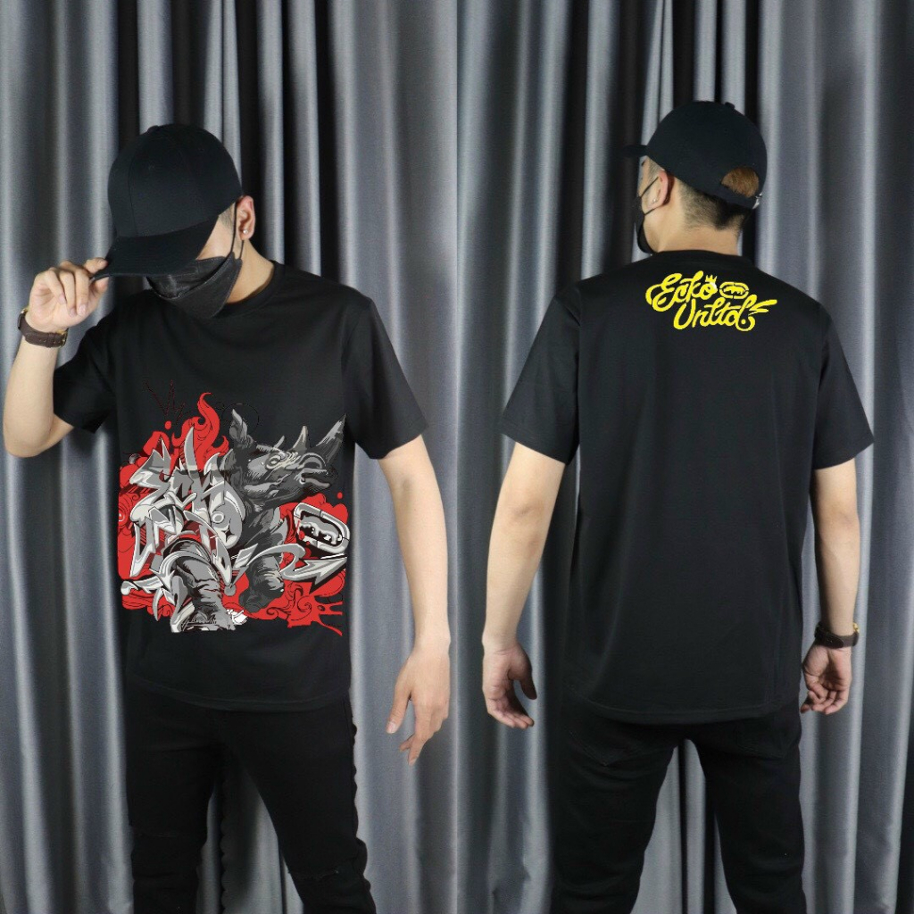 ÁO THUN NAM CỔ TRÒN ECKO UNLTD TÊ GIÁC - N.D FASHION