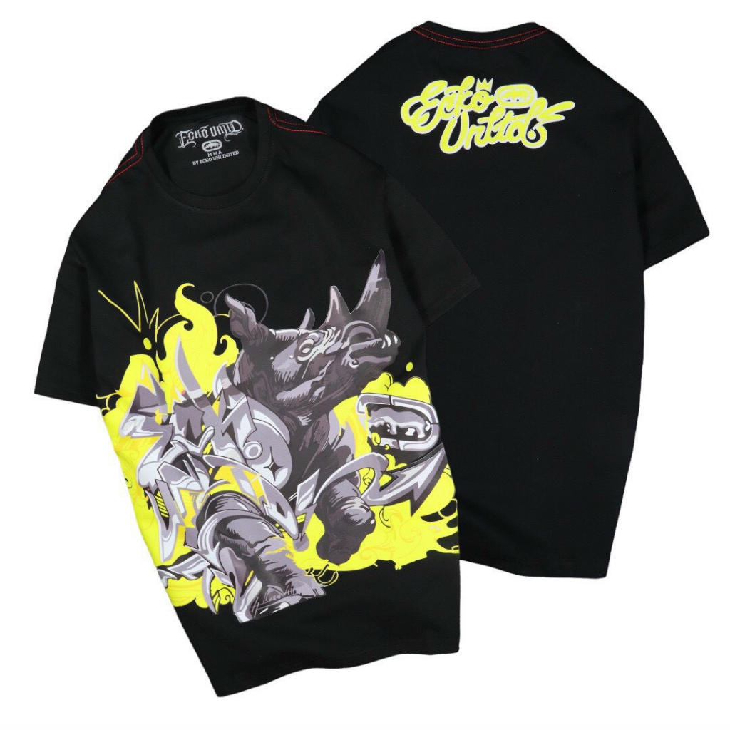 ÁO THUN NAM CỔ TRÒN ECKO UNLTD TÊ GIÁC - N.D FASHION