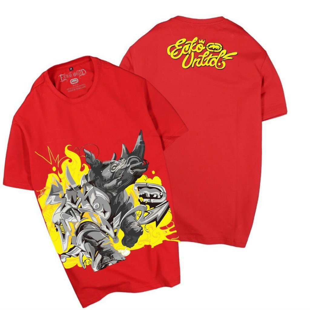 ÁO THUN NAM CỔ TRÒN ECKO UNLTD TÊ GIÁC - N.D FASHION