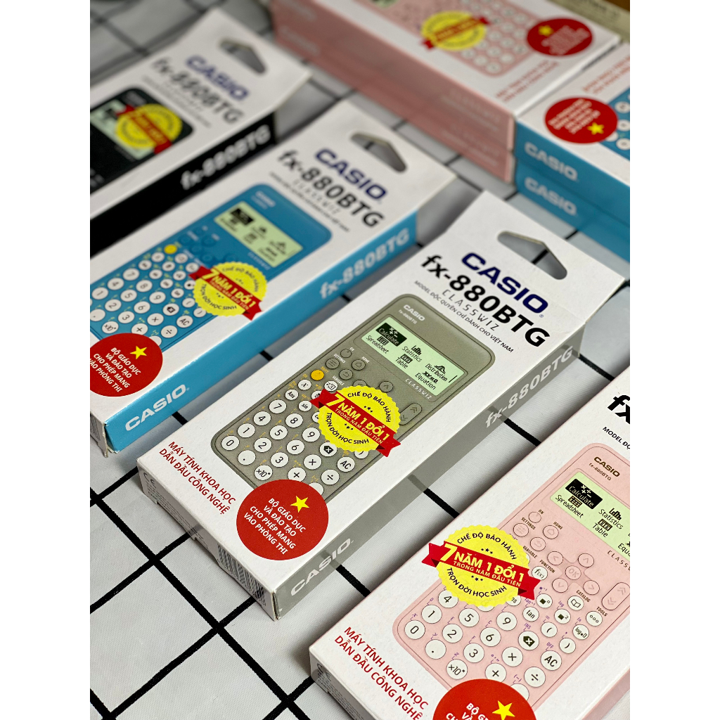 Máy tính Casio FX880 - Bảo hành 07 năm