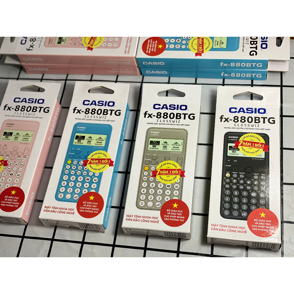 Máy tính Casio FX880 - Bảo hành 07 năm