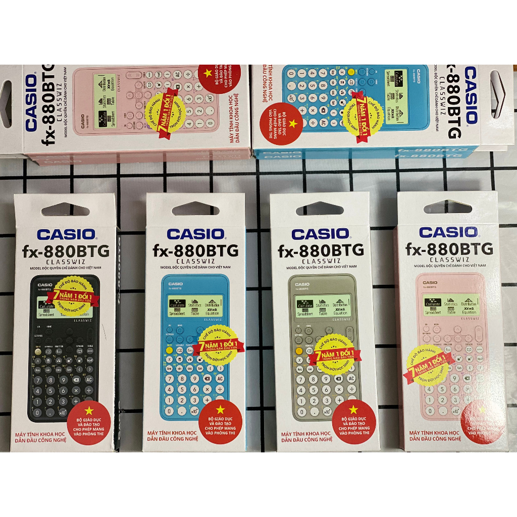 Máy tính Casio FX880 - Bảo hành 07 năm