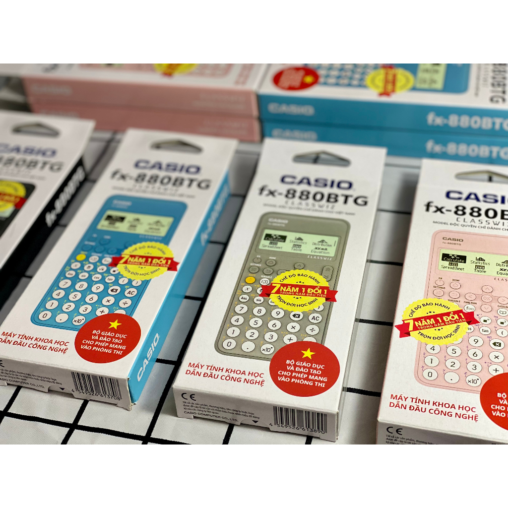 Máy tính Casio FX880 - Bảo hành 07 năm