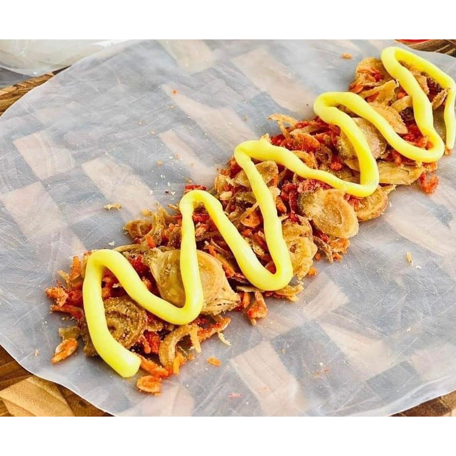 Bánh Tráng Cuốn Bơ, Bánh Tráng Phơi Sương Thơm Ngon Béo Ngậy Ăn Là Mê - Ăn Vặt Bối Bối