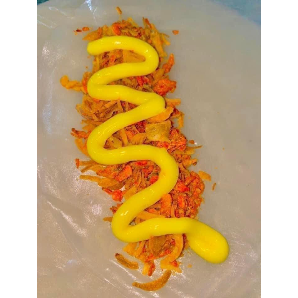 Bánh Tráng Cuốn Bơ, Bánh Tráng Phơi Sương Thơm Ngon Béo Ngậy Ăn Là Mê - Ăn Vặt Bối Bối