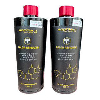 Dung dịch rửa màu Oxy kim loại Sophia Seoul Golden 250mlx2