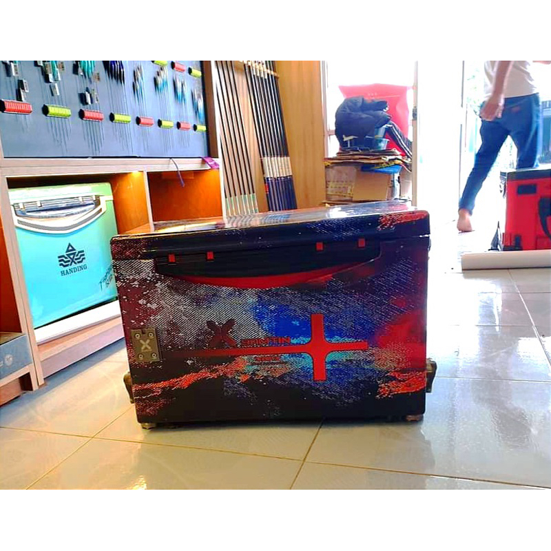 Decal dán thùng câu cá