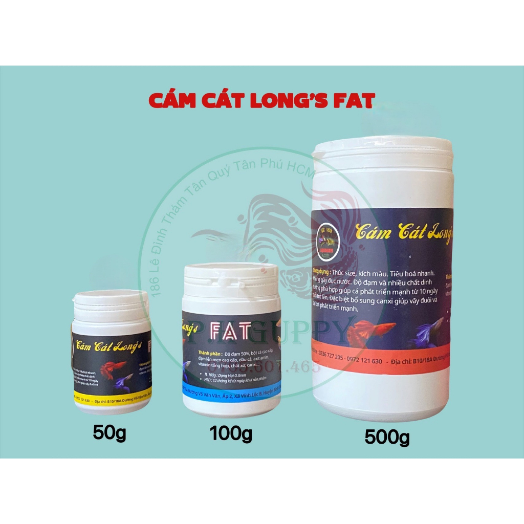 Cám Cát Long's FAT Không Gây Đục Nước