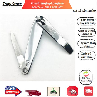 Kềm bấm cắt tỉa móng tay cở nhỏ dành cho bé thương hiệu trim siêu bền chắc thép không rỉ