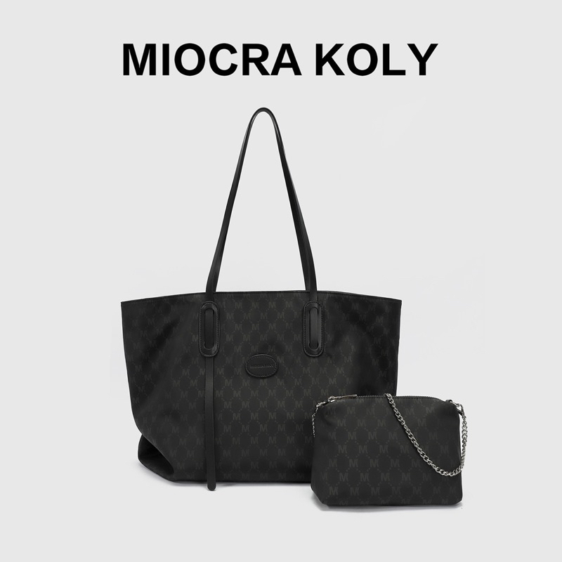 (Auth sẵn) Set túi tote Miocra Koly vải dù MK30233