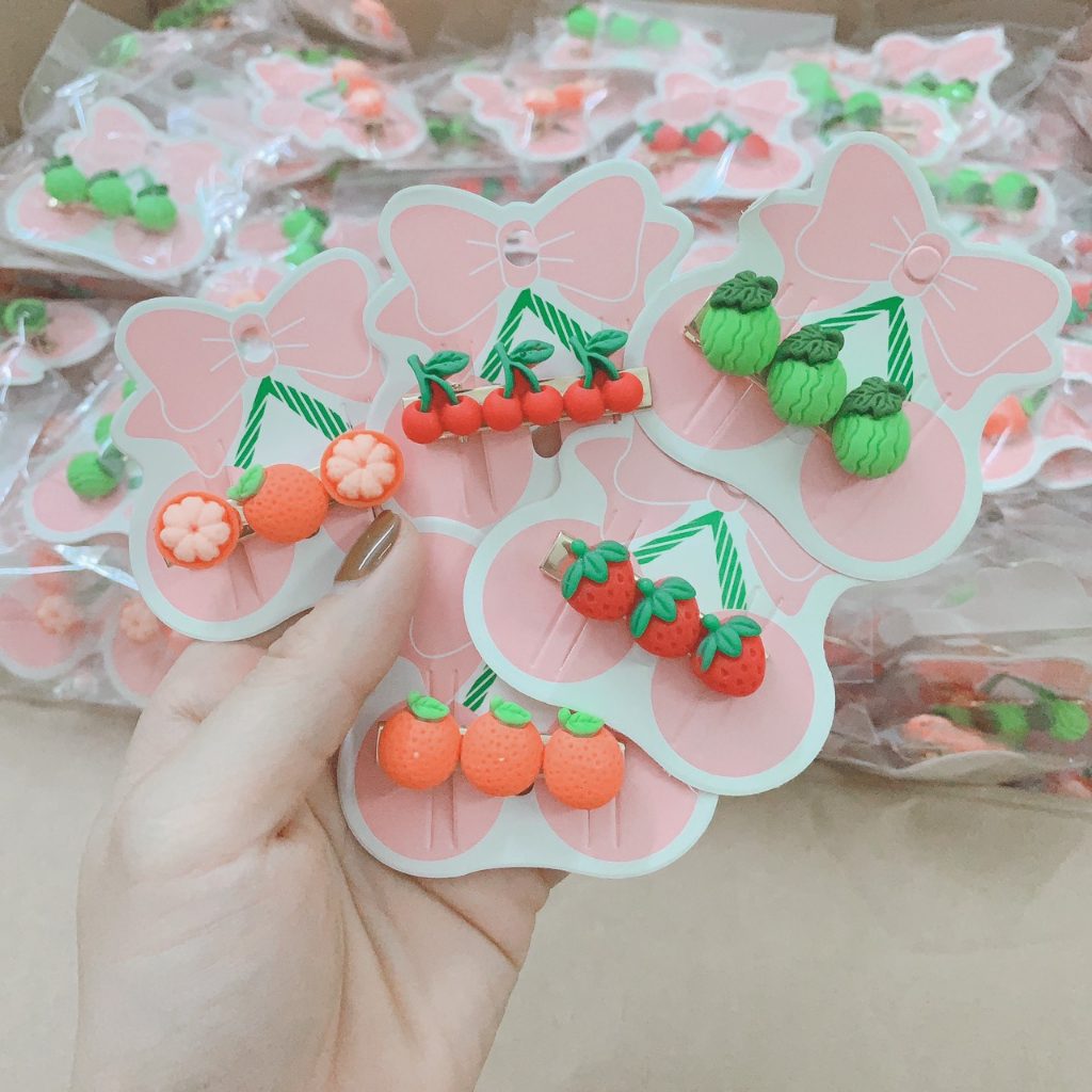Kẹp tóc dễ thương cho bé, nhiều mẫu đẹp, kẹp tóc handmade siêu cute