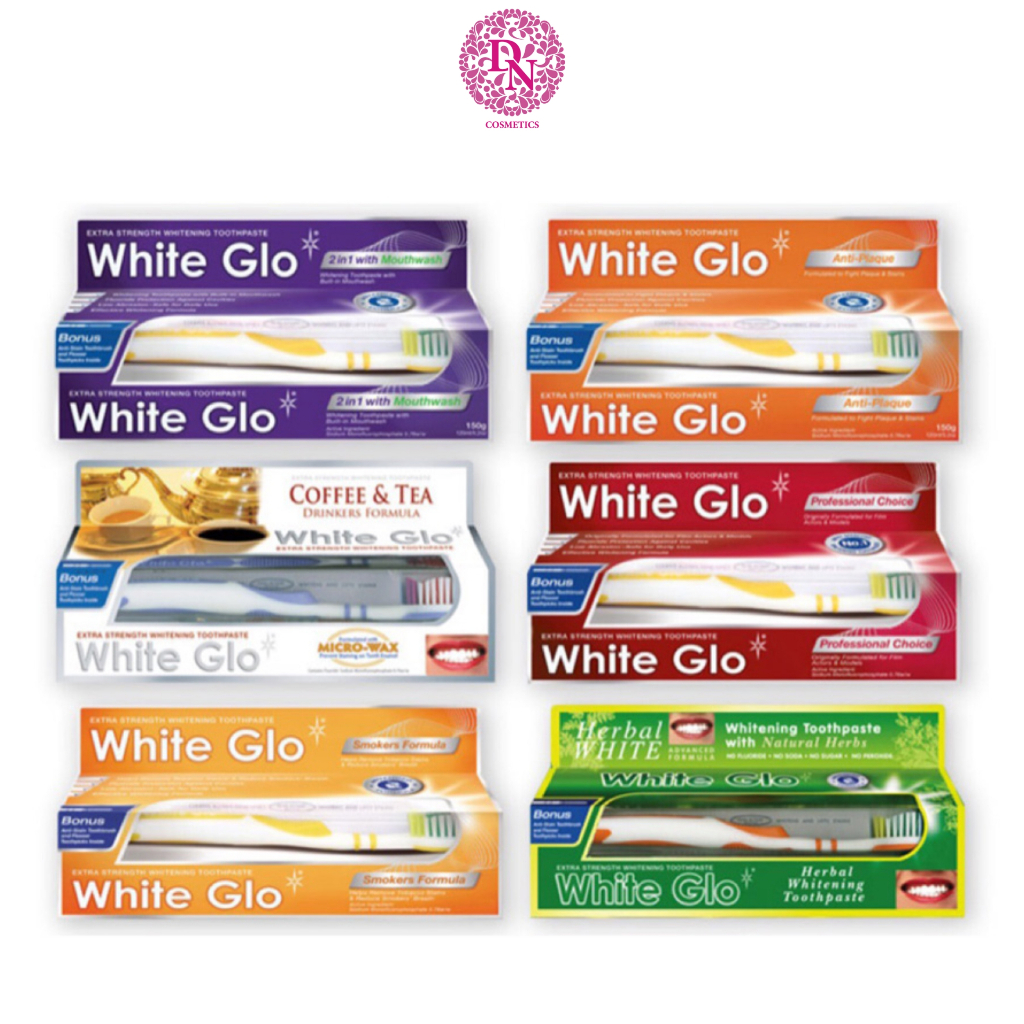 Kem Đánh Răng Kèm Bàn Chải White Glo 150g