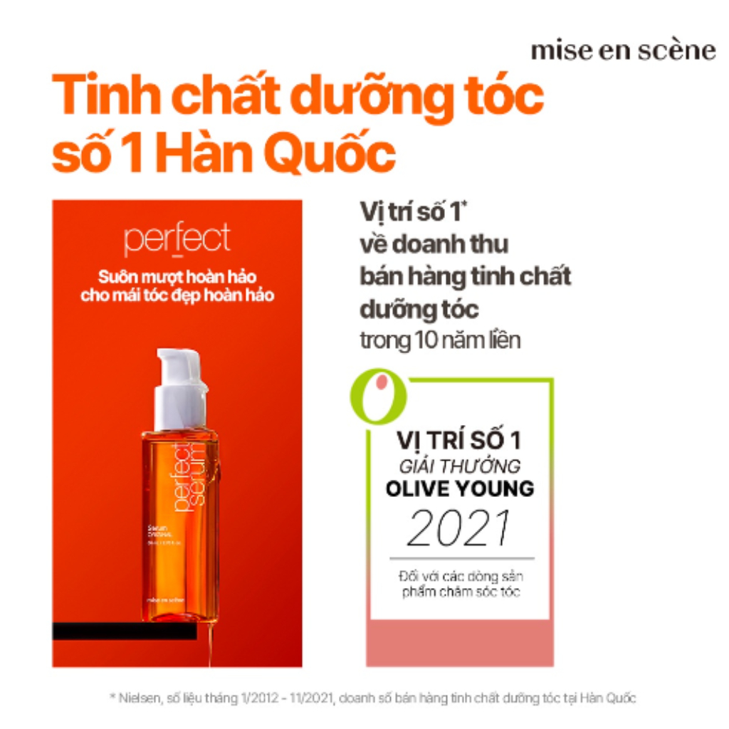 Serum Dưỡng Tóc Missen Perfect Repair 80ml Hàn Quốc