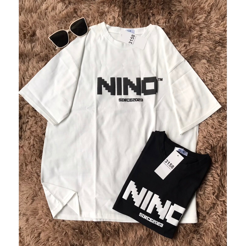 Áo thun 3158  Cotton Khô NINO mịn mát, áo phông nam nữ Free size