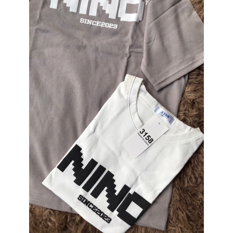 Áo thun 3158  Cotton Khô NINO mịn mát, áo phông nam nữ Free size