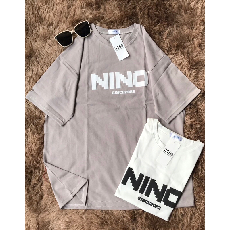 Áo thun 3158  Cotton Khô NINO mịn mát, áo phông nam nữ Free size