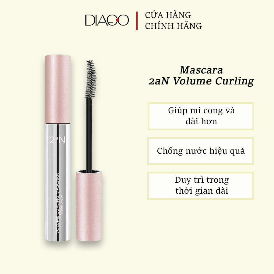 2aN VOLUME CURLING MASCARA - MASCARA GIÚP LÀM CONG VÀ GIỮ DÁNG MI