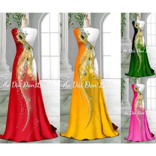 Áo dài in 3D mẫu mới nhất sang trọng, quý phái - Áo Dài Đan Linh