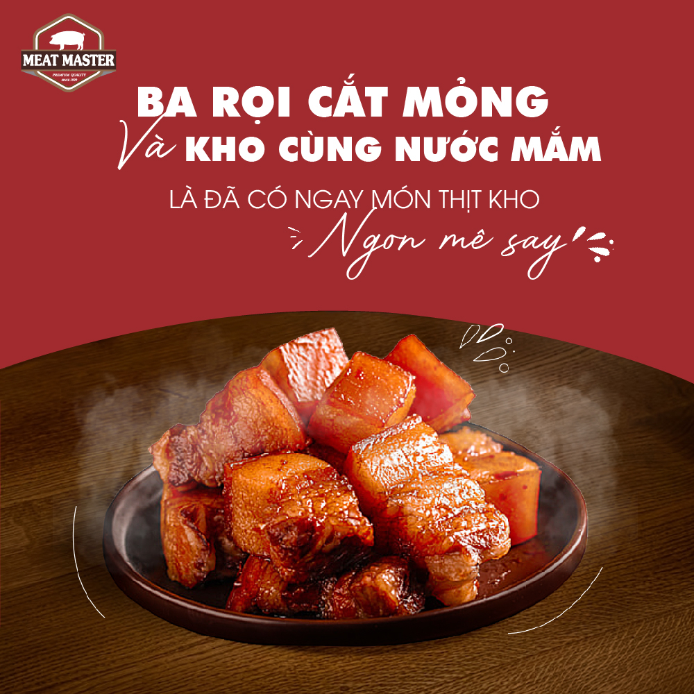 Ba rọi heo Meat Master (400G)